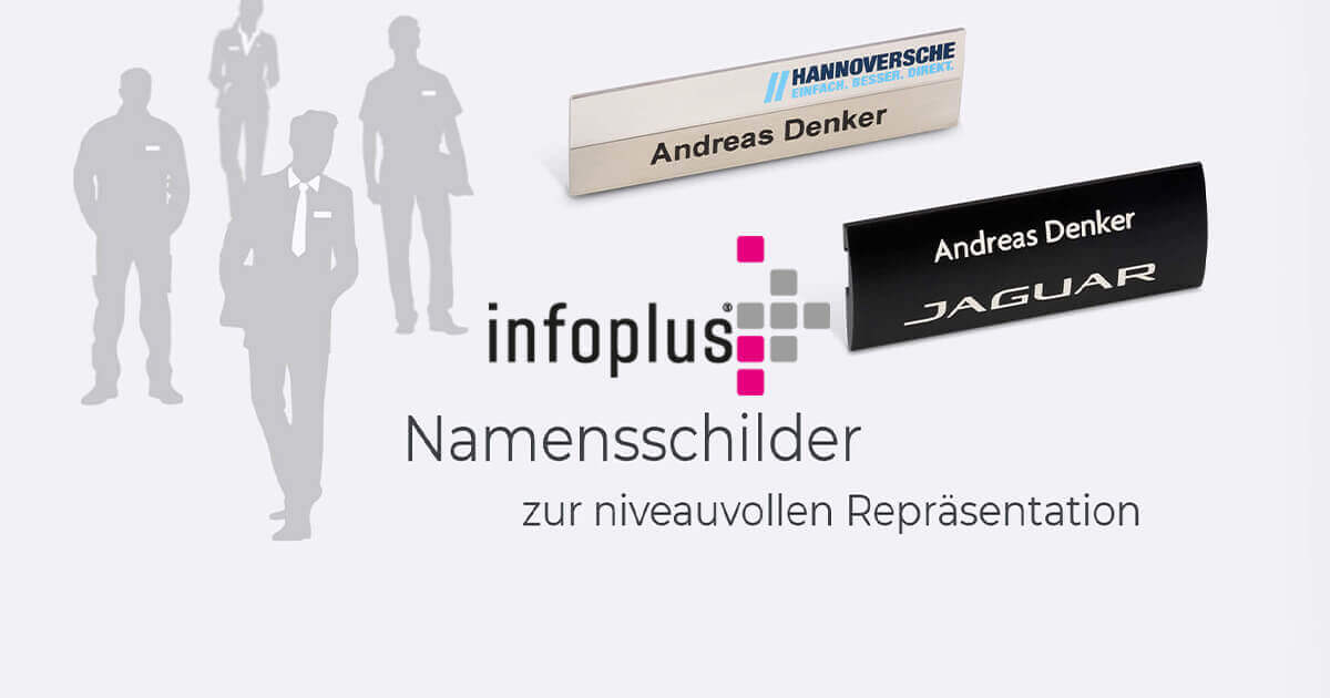 Event-Namensschild individuell & personalisiert, 24-Liefer-Service